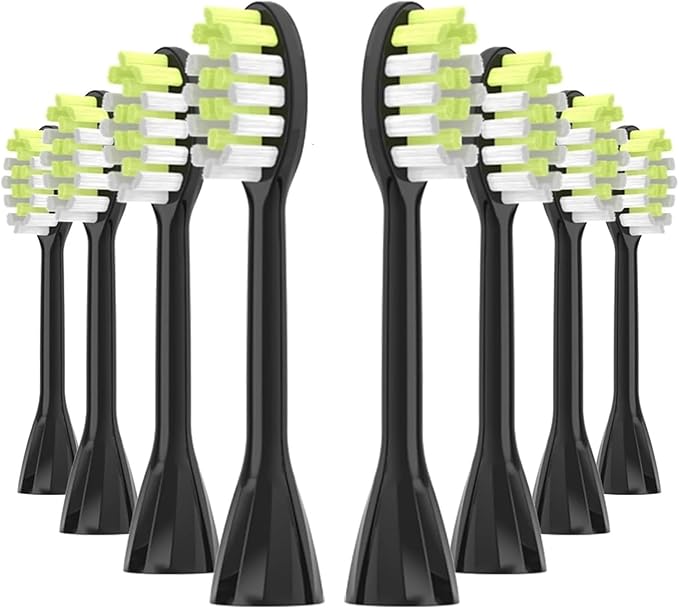6/12pcs Compatible for Suitable for One Series Electric Toothbrush Heads HY1100 HY1200 Compatible with Replacement Tooth Brush Bristles(DEEP Blue)