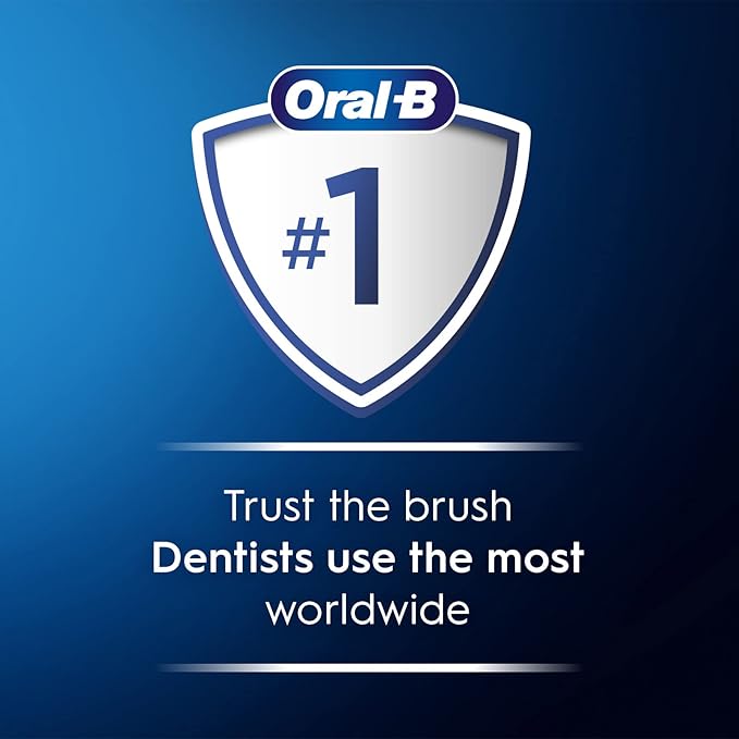 Oral-B iO Series 5 Ultimate White Rechargeable Electric Toothbrush with Visible Pressure Sensor 2 Minute Timer 5 Cleaning Settings 1 Replacement Toothbrush Heads and Travel Case White