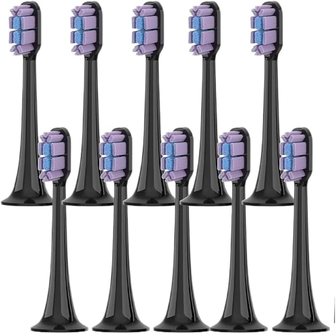 5/10PCS Replacement Brush Heads Compatible for MIJIA T700 Mes604 Sonic Electric Toothbrush Bristle with Caps Sealed Pack(10Pcs Adapts to T700)