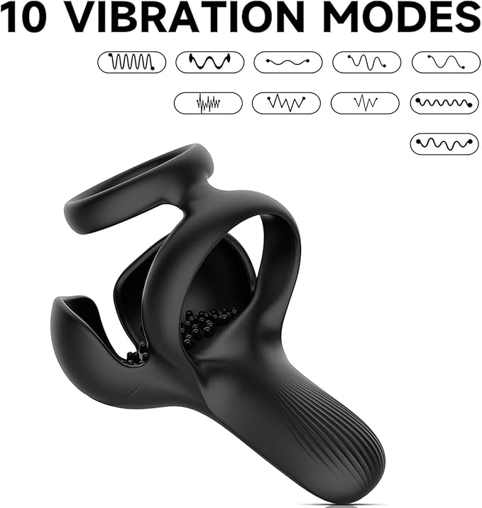 Prime Drive Men's Rechargeable Massager IPX7 Waterproof Personal Therapy Device with Multiple Modes for Restoring Vitality Lasting Performance Great Gift for Men