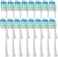 16-32pcs Replacement Toothbrush HeadsCompatible for Brush Head 1100 2100 4100 4300 5100 5300 6100 6500 etc(16pcs)
