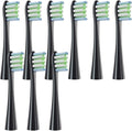 Replacemen Brush Heads Compatible for Flow/X Pro/F1/Z1/One/Air2 Electric Toothbrush(9 Black)