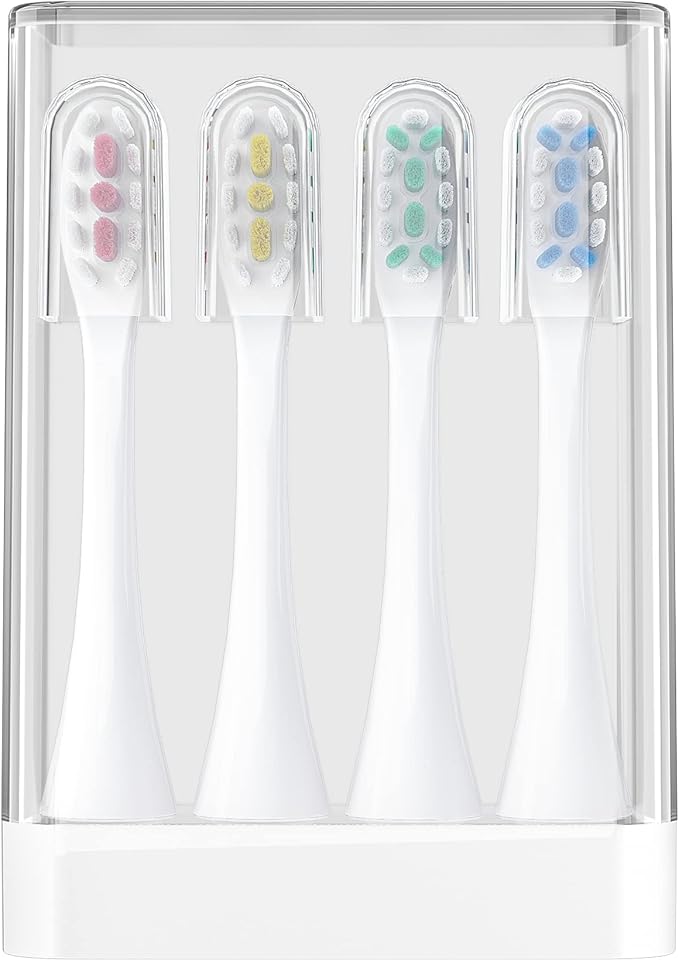 Pro19 and Chameleon Series Genuine Original Clean Electric Toothbrush Replacement Heads 4 Brush Heads