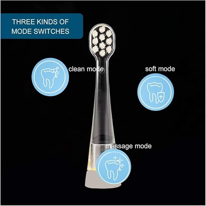 Toothbrush Heads Compatible For Seago SG902/SG602 Electric Toothbrush Heads 0-3 Years Toddler Baby Oral Hygiene Care Soft Dupon(4pcs small heads)