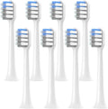 Compatible for XIAOMI MIJIA T200 Replacement Toothbrush Heads Electric Vacuum(T200 White-8pcs)