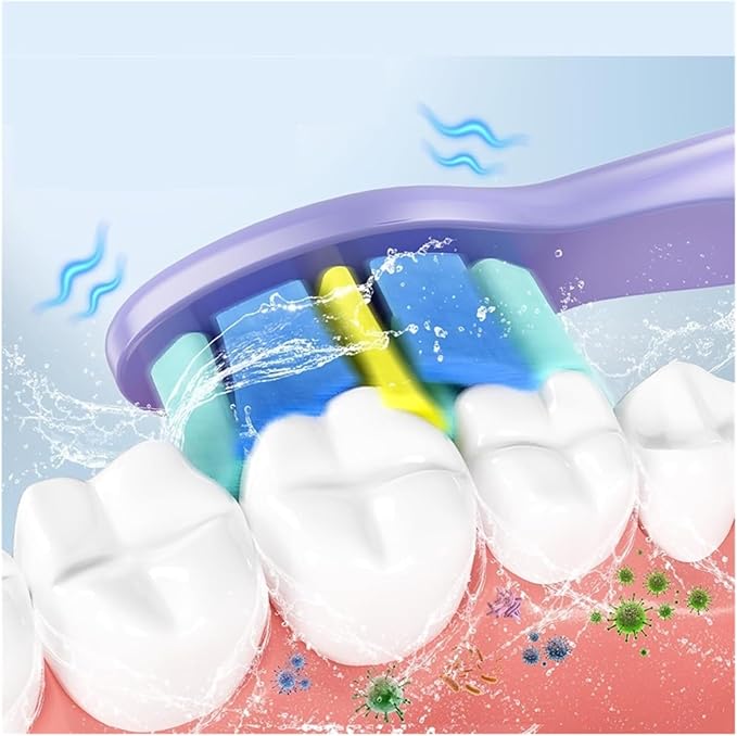Compatible for Sonic Electric Toothbrush for Adults 8 Replacement Brush HeadsOral Care(PK)