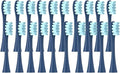 20PCS Replacement Brush Heads Compatible for Oclean Flow/X PRO Elite/X/One/Z1/F1Electric ToothbrushVacuum Sealed Bristle Heads(20 pcs Blue)