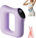 Electric Full-Body Vibration Massager Hands-Free Cordless Design with Adjustable Strap 8 Vibration Modes for Belly Back Legs &amp Waist Includes Sash &amp Scraper