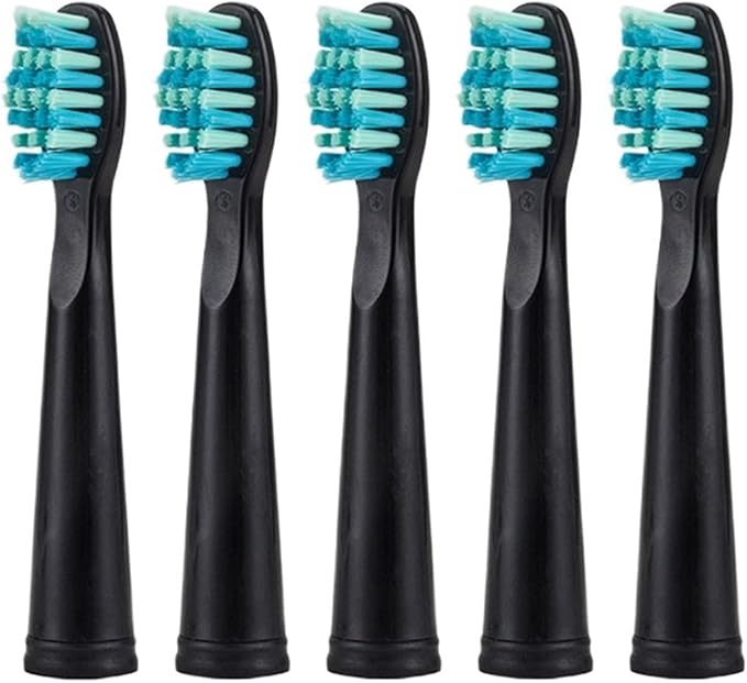 Compatible for SG-507B/908/909/917/610/659/719/910 Ultra Soft Bristle Replacement Brush Head Refills(Black)