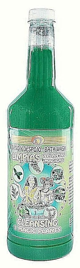 MISTIC 3 BOTTLES EXTRA LARGE CLEANSING LIMPIAS BATH WASH BANO Y DESPOJO 32OZ SPIRITUAL MAGICK WICCA