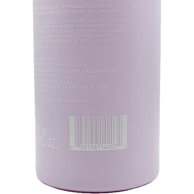 Asquith &amp Somerset White Peony and Jasmine Scented Shower Gel 16.90 Fl Oz 500ml
