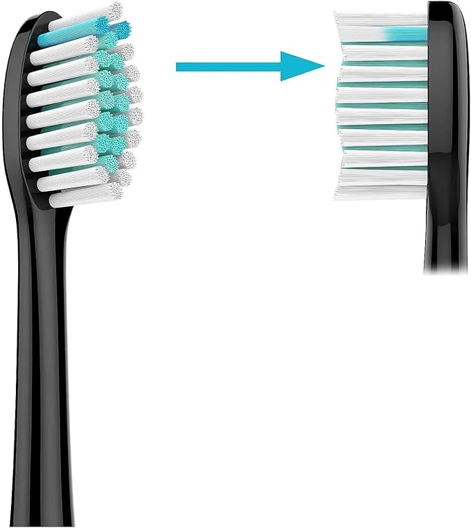 Replacement Brush HeadsCompatible for Philips Sonicare HX3/HX6/HX9 Series Electric Toothbrush Heads HX6064(4Pcs White)