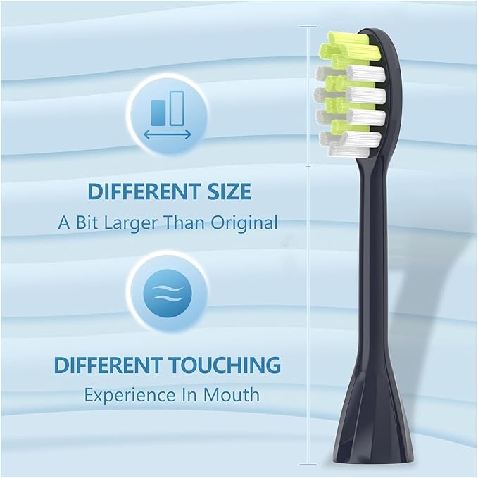 Compatible for 4Pack Replacement Toothbrush Heads Compatible with Ph One Soni Care Electric Head HY1100 HY1200 BH1022(Blue)