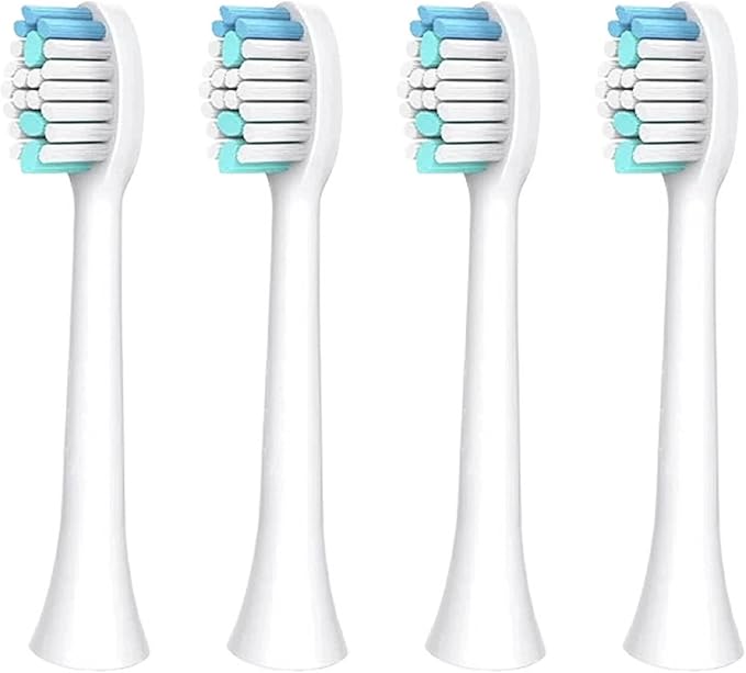 Compatible for Sarmocare S100 S200 S600 S700 S710 S800 S820 S900 S910 Toothbrush Heads Ultrasonic Sonic Electric(16white)