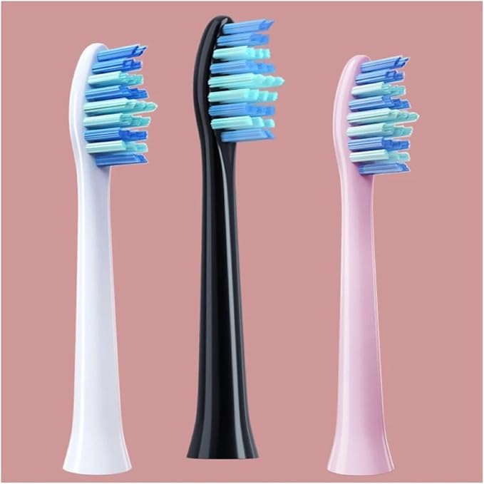 Replacement Toothbrush Heads Compatible for SOUNESS SN903/SN901/SN801 Electric Nozzle8-16(8BLACK Cleaning)