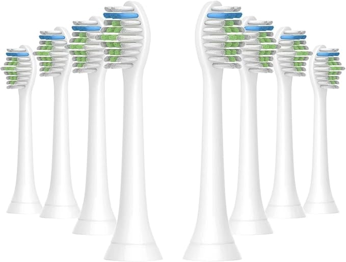 Compatible for 4pcs Replacement Brush Head Compatible with PH Sonic Care Diamondclean Electric Toothbrush(Multi)