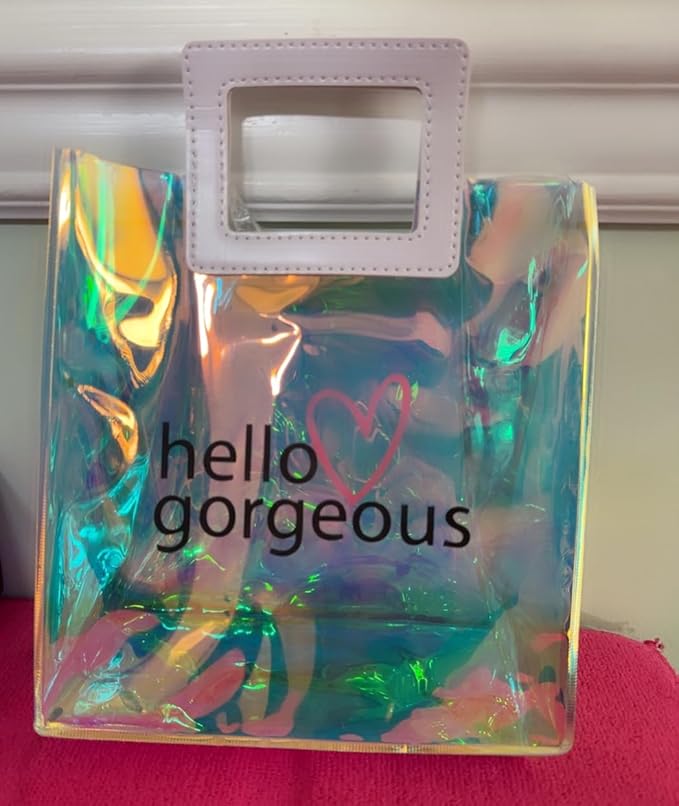 Bath &amp Body Works - 3 Piece Bundle - Spray - Body Cream - Shower Gel - Full Size and Bag HELLO GORGEOUS (Sapphire Moon)