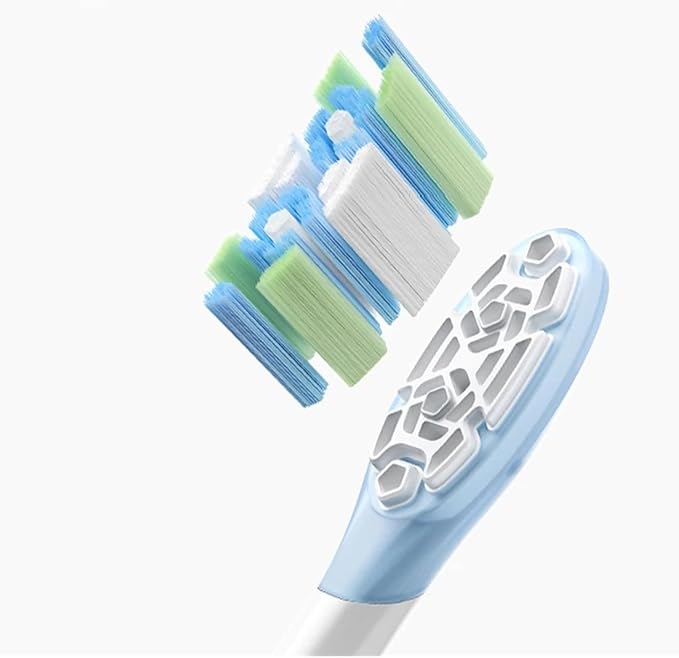 Compatible for XIAOMI Mijia Replacement Brush Heads for Electric Sweep Vibration Toothbrush MES609/610 Pro Spare Head 3PCS(Sensitive 3 pcs)