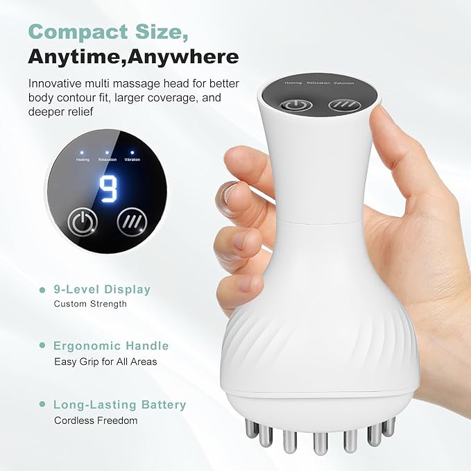Body Sculpting Lymphatic Drainage Massager: Body Contouring Machine Anti Cellulite Devices - Massage Tool for Use in Home Spa for Use on Legs Arms Hips Back - Gift for Mothers Wives and Friends