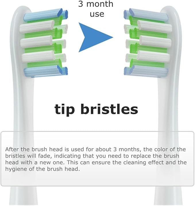 32 Pcs Replacement Brush Heads Compatible for X/Pro/ Z1/ SE /F1 /One PW01/03/05/07/09 P5 Toothbrush(Black)