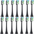 14 PCSCompatible for SOOCAS X3S Replacement Toothbrush Heads X3U/X3Pro/D2/ D3S/D5 Electric Soft Bristle Nozzles(14 Black)