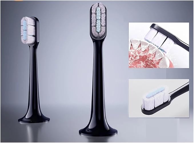 Compatible Toothbrush Head T700 Sonic Electric Waterproof Soft Health Replacement Bristles 4/6Pcs((4-Rolls) 12x40mm Transparent)