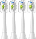 4/8/12/16pcs Replacement Toothbrush Heads Compatible with Philips Electric Brush Head 4100 6500 6100 7500 5300 1100(4pcs White)