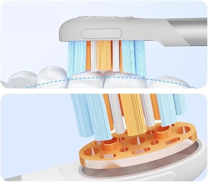 Compatible for Oclean Electric Toothbrush Head Soft Bristles Interactive Design Cleaning Accessory(Oclean P3K6 2Pcs)