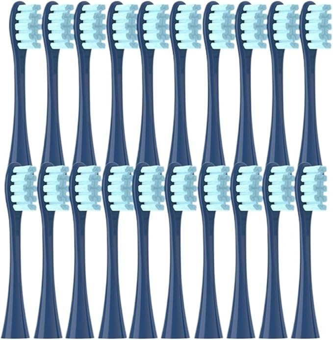 20/50/100PCS Blue Replacement Brush Head for X/X PRO/ Z1/ F1/ One/Air 2 /SE Soft Dupont Bristle Sonic Nozzles(50Blue)