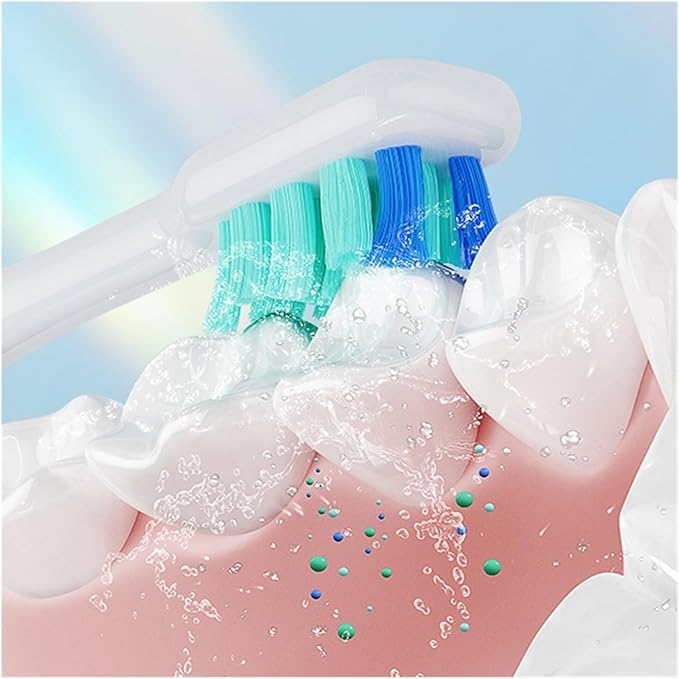 10PCS Replaceable Brush Heads Compatible for DC01(10White)