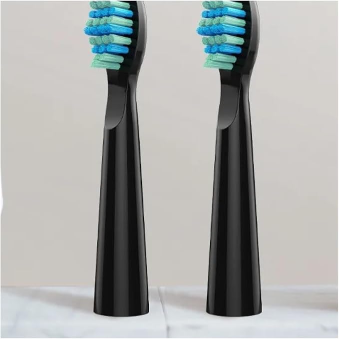 Replacement Brush Head Compatible for FW-507/508/515/551/917/959/2011/D1/D3/D7/D8 Electric Toothbrush Bristle Refill(20 Pcs Black)