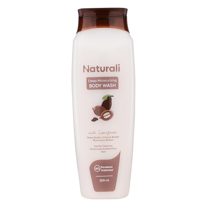 Deep Moisturising Body Wash With Shea Butter Cocoa Butter &amp Murumuru Butter 200ml