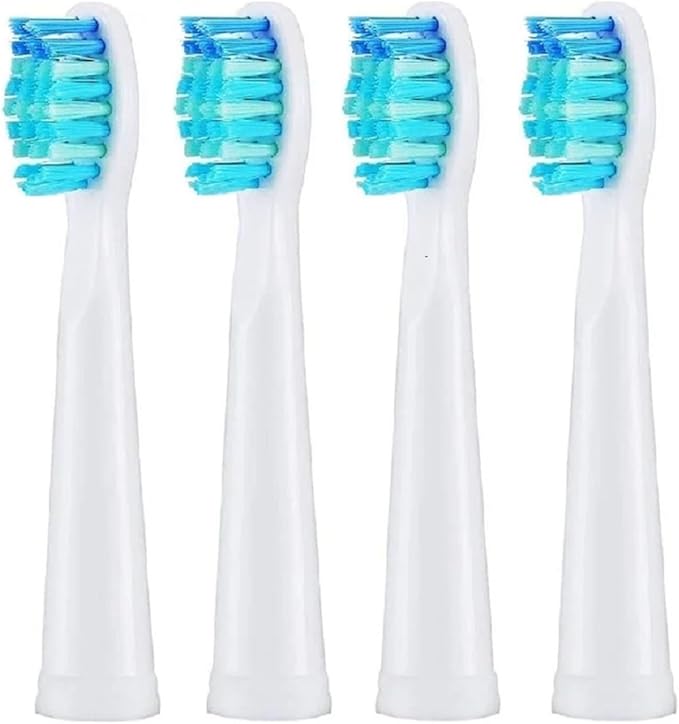 12Pcs Replacement Brush Heads Toothbrush HeadCompatible for Bristle Tooth(White)