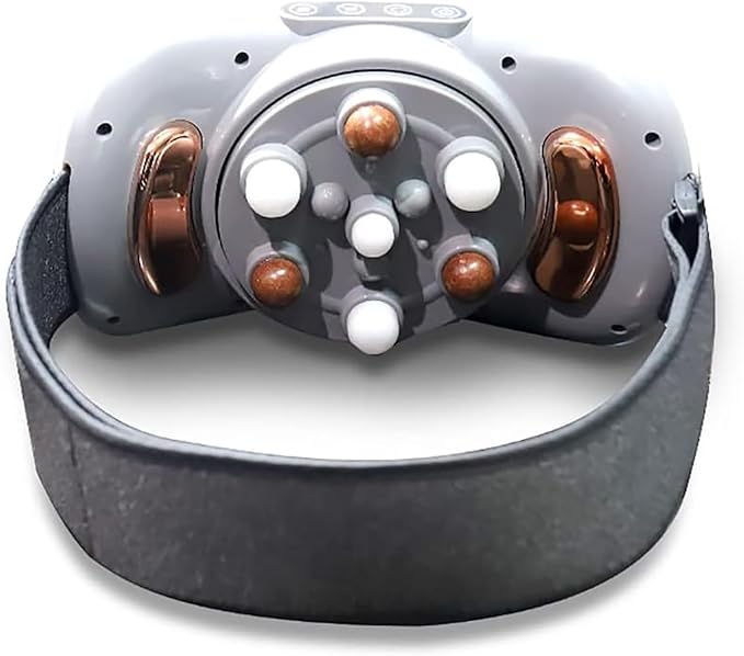 KEhtu BianStone Stomach Massager Electric Abdominal Kneader with 5 Modes and 3 Levels of Intensity 2000 MAh Long Battery Life Relief of Abdominal Back Neck and Leg Pains