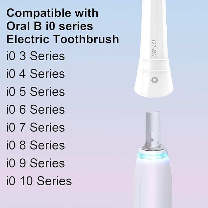 8pcs Replacement Heads Compatible with Oral B iO 3 4 5 6 7 8 9 10 Series Electric ToothbrushToothbrush Heads Compatible with Oral B iO Replacement Heads Medium Bristles for Effective Cleaning