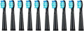 Compatible for Seago Tooth Brush Head Electric Toothbrush Heads Replaceable Brush Heads for SG-507B/908/909/917/610/659/719/910/575/551/548(10pcs Black)
