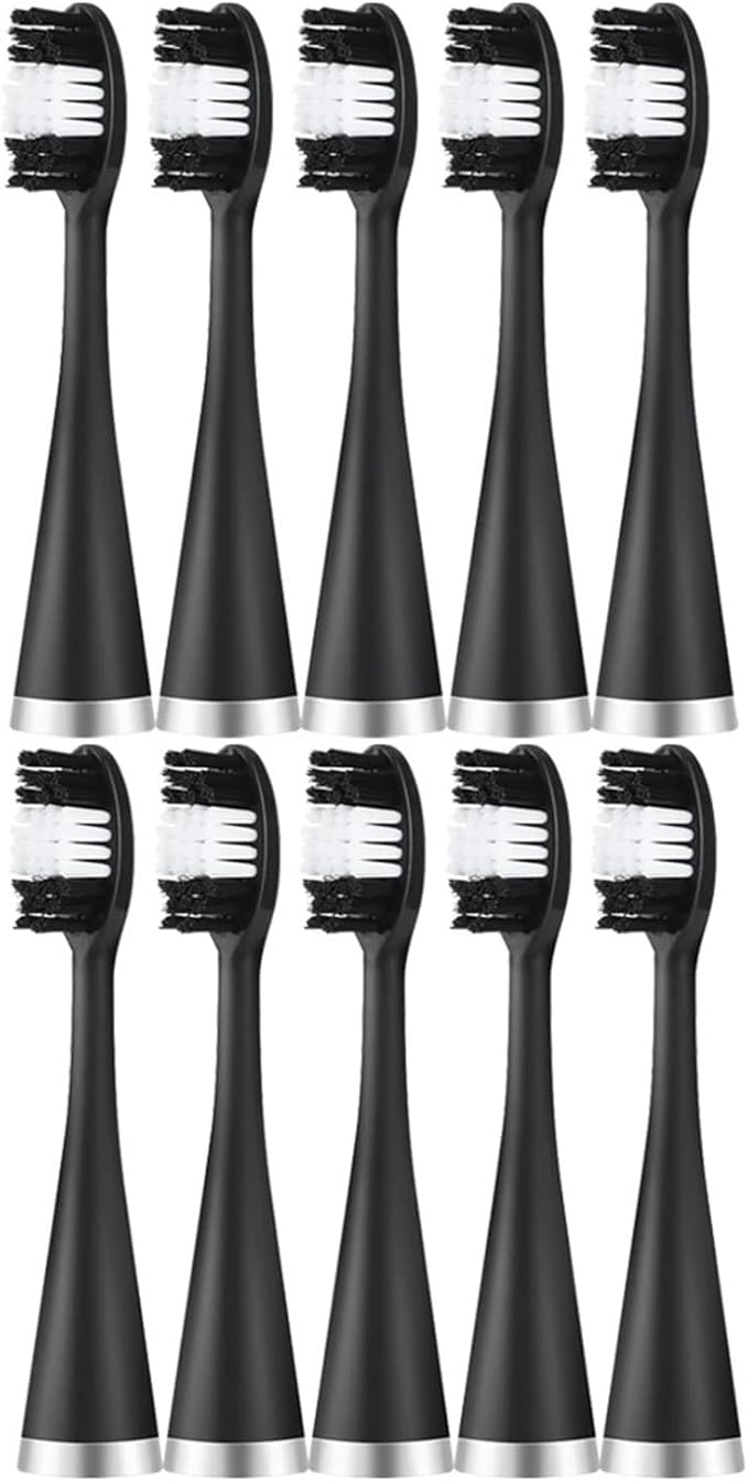 Compatible for 10pcs Toothbrush Replacement Brush Heads