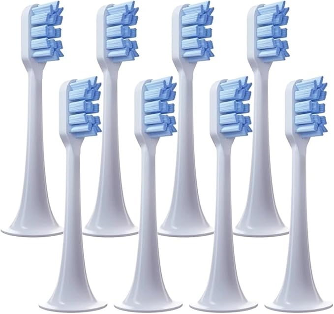 Replacement Toothbrush HeadsCompatible for Xiaomi T300 T500 Electric Teeth Brush(8 Blue)