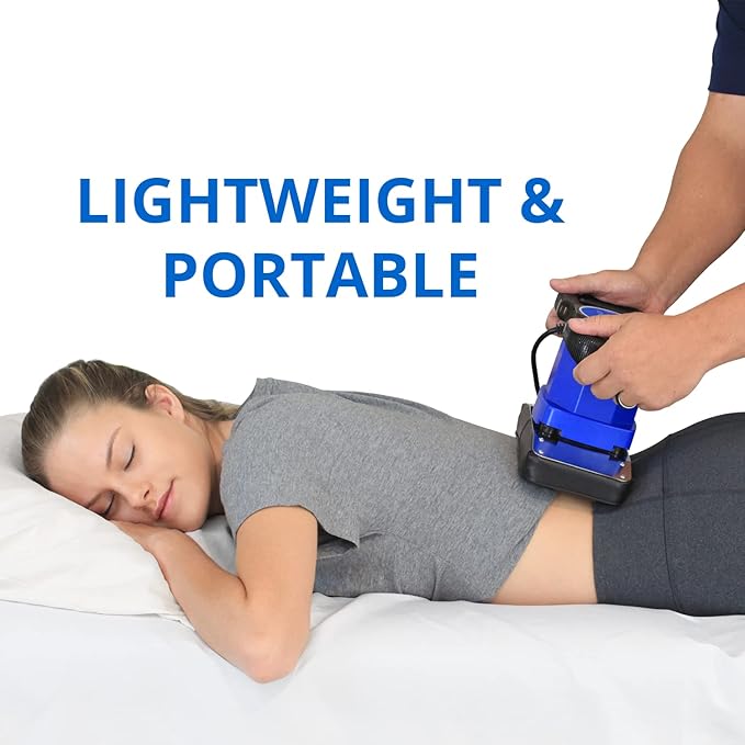 Body Back Vibe 2.0 FSA Eligible - Handheld Orbital Massager for Back Pain Relief - Variable Speed Chiropractic Tool for Muscle Recovery and Relaxation - Professional Quality Massager for Home Use