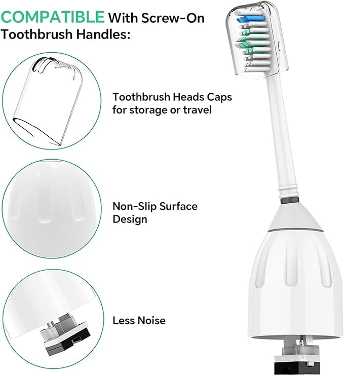 Compatible with Sonicare Screw-on E Series Electric Brush Head Xtreme Replacement Toothbrush Heads(8 Pcs)