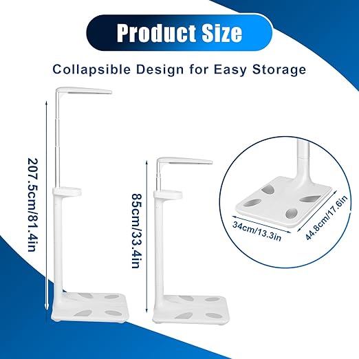 Medical Digital Physician Scale with Built-in Height Rod 500 lb Capacity Height and Weight Scale kg/lb Unit Switch BMI Measurement Professional Scale for Doctor Office Clinic Home &amp Gym