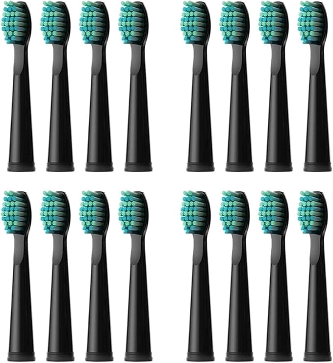 Compatible for Fairywill Electric Toothbrushes Replacement Heads Sets for FW-507 FW-508 FW-917 Head Toothbrush(FW02(4pack-16pcs))