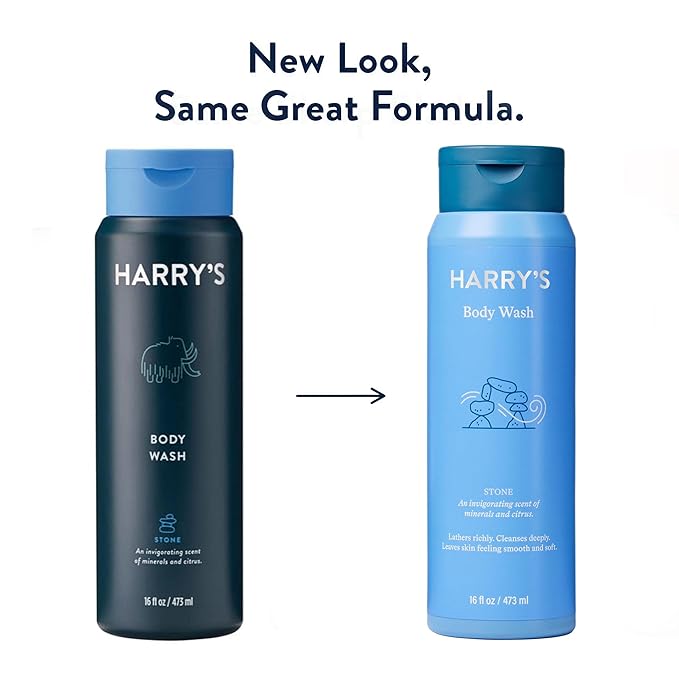Harry's Men's Body Wash - Body Wash for Men - Variety Pack - 16 Fl oz  Pack of 4 (Packaging May Vary)