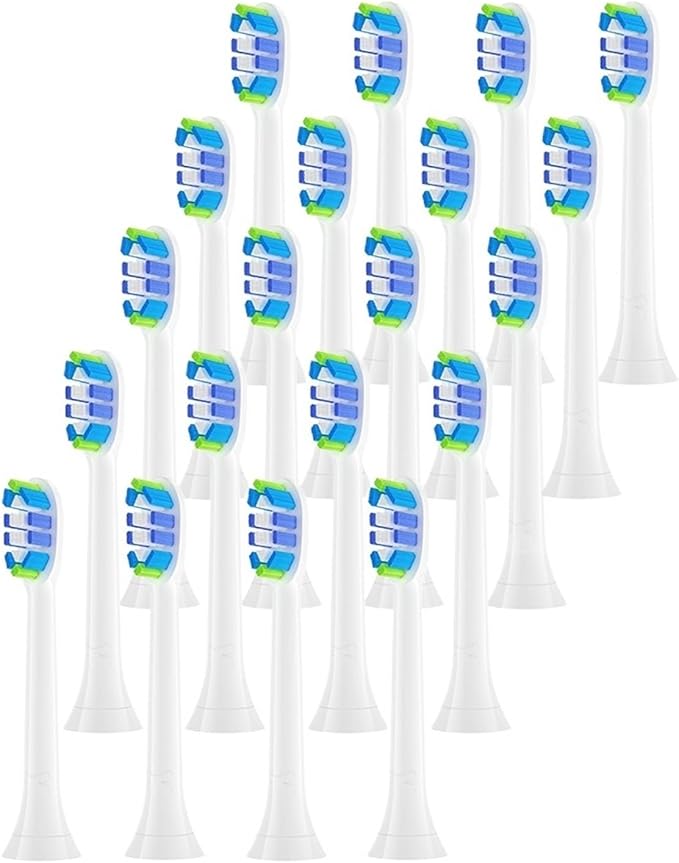 12/16/20Pcs Toothbrush Head Compatible for /HX6/HX9/HX5/HX7/HX8Series Models(20PCS)