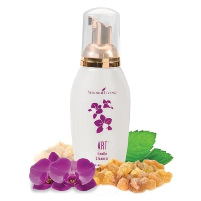 Young Living ART Gentle Cleanser - Skin-Loving Face Wash for a Radiant Glow - Moisturizing &amp Natural Moisture Barrier - Gentle Foaming with pH-Balanced Care - 3.0 fl oz
