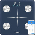 Vitafit Smart Scale for Body Weight High Accuracy 0.1lb by Our Professional Factory Since 2001 Weight Scale App Sync 13 Body Composition with BMI Body Fat and Muscle 400lb LED Space Light