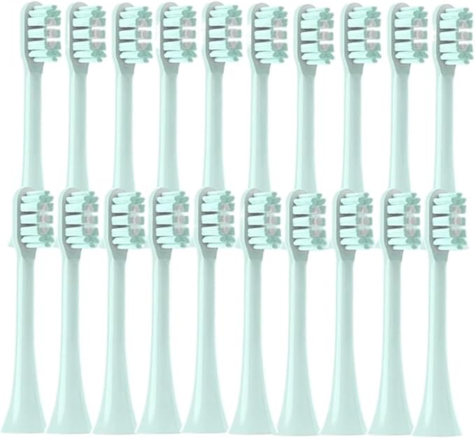 Wholesale Copper Free 20/50/100PCS Replacement Brush HeadCompatible for X3/U/X5 Caps Soft Clean Vacuum Nozzles(100MintGreen)