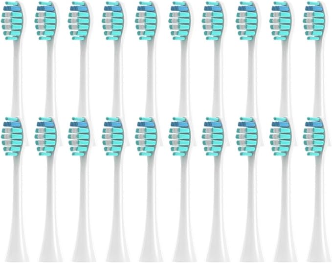 20/50/100 Pieces Toothbrush Heads Compatible for Apiyoo P7/Y8/SVP/Moon Electric Heads Vacuum Bristle Nozzle(100Black)