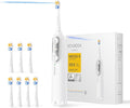 Soocas NEOS II Refresh Set - Electric Toothbrush with Water Flosser Sonic Electric Toothbrush for Adults Portable for Travel Deep Clean for Implants &amp Braces Healthier Gums Pearl White