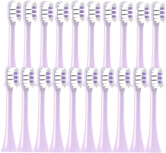 Wholesale Copper Free 20/50/100PCS Replacement Brush HeadCompatible for X3/U/X5 Caps Soft Clean Vacuum Nozzles(50Purple)